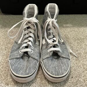 Vans High Top Corduroy Sneakers Skate High SK8 Gray/White